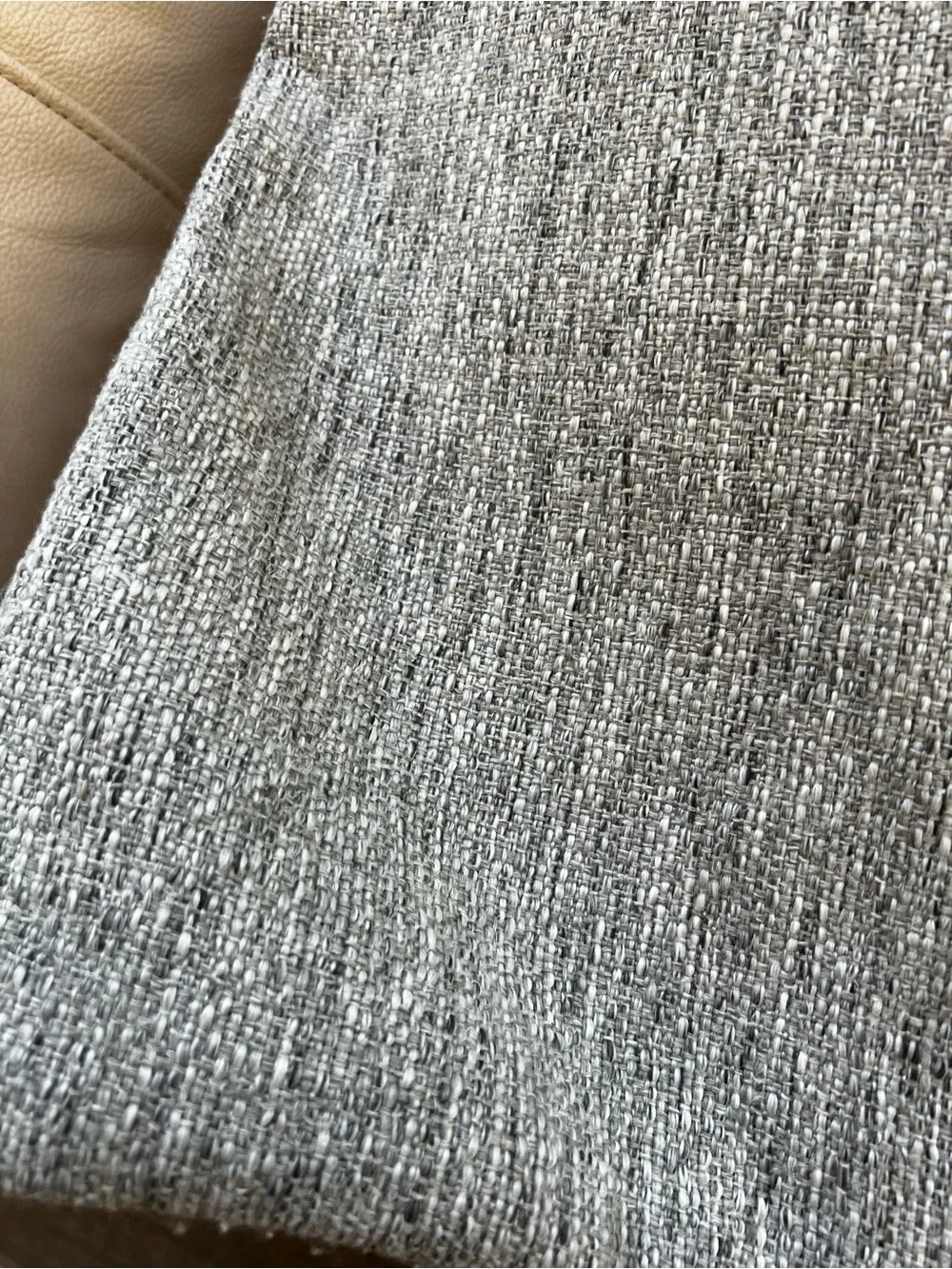 D.V. Kap Home Gray Textured Accent Pillow
